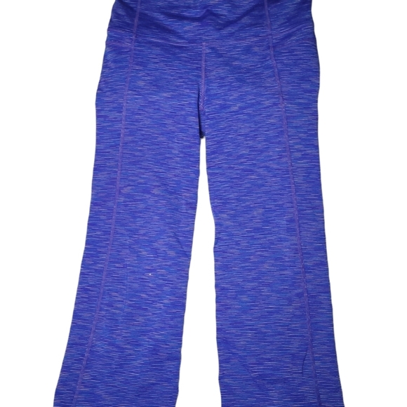Athleta * Power-Up* Capris* Blue/Purple/ Sz S - Picture 2 of 4